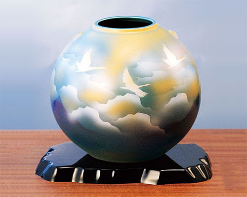 九谷焼 - 日本を代表する陶磁器 - 花瓶 3 - 伝統工芸 - 贈答ギフト記念品